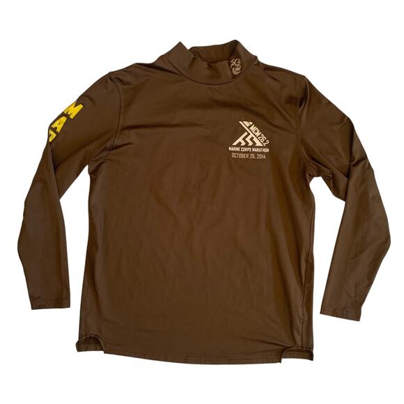 Marine Corps Marathon 2014 Men's Size L Long Sleeve Pullover T-Shirt - Picture 1 of 16